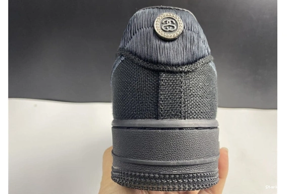 1 Low Black Air Force Stussy Nike CZ9084-001 0204